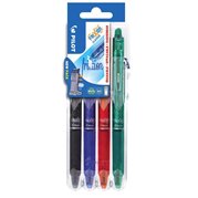  Gelové pero Pilot FriXion Clicker, 0.7 mm, sada 4 barev