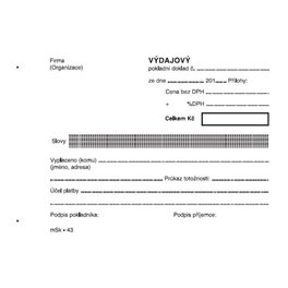  Výdajový PD, NCR, 100 listů