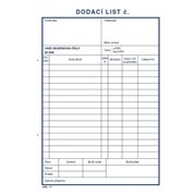  Dodací list A5, NCR, 100 listů