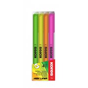  Zvýrazňovač Kores High Liner, sada 4 barev