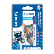  Pilot Pintor Creative - akrylové popisovače, sada 5+1