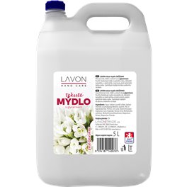 Mýdlo tekuté, krémové, 5l, kanystr Mýdlo tekuté, krémové, 5l, kanystr
