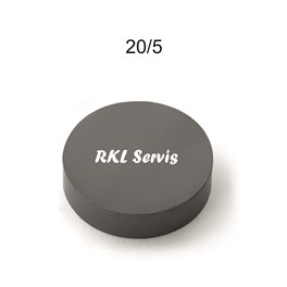 Magnet feritový, kulatý 20 mm, výška 5 mm Magnet feritový, kulatý 20 mm, výška 5 mm