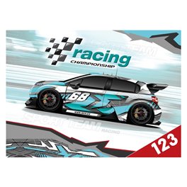 Desky na číslice, Racing Desky na číslice, Racing
