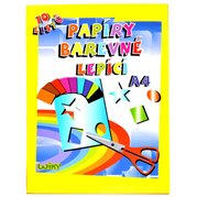 Barevné papíry A4/10, lepící