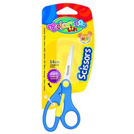  Nůžky Colorino dětské 14 cm, kulaté špičky