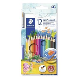  Pastelky Staedtler Noris aquarell, 12 ks