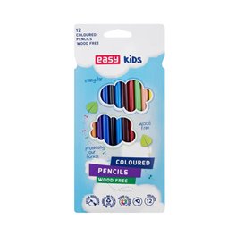  Pastelky Easy Kids trojhranné, bezdřevé, 12 ks