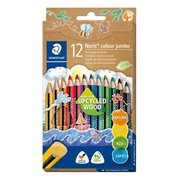 Pastelky Staedtler jumbo, trojhranné, bezdřevé, 12 ks