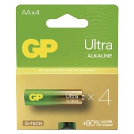  Baterie alkalická Ultra AA, 1.5V, 4 ks