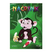 Náčrtník A4, 40 listů, žluté listy