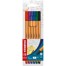 Popisovač Stabilo Point 88 liner, sada 6 ks Popisovač Stabilo Point 88 liner, sada 6 ks
