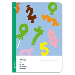 Sešit A5, velký čtvereček (5110) Sešit A5, velký čtvereček (5110)