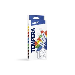  Tempery 12 ks, tuba 12 ml