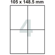  Samolepící etikety 105 x 148.5 mm