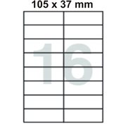  Samolepící etikety 105 x 37 mm
