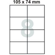  Samolepící etikety 105 x 74 mm