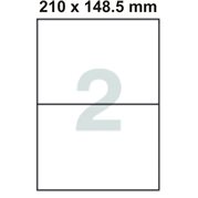  Samolepící etikety 210 x 148.5 mm