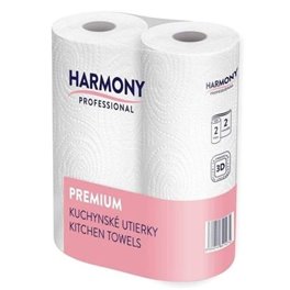  Kuchyňské utěrky Harmony Proffesional, 2-vrstvé, 2x 11m 