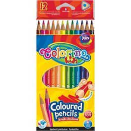 Pastelky Colorino, trojhranné, 12 ks Pastelky Colorino, trojhranné, 12 ks