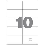  Samolepící etikety 10 etiket/arch (105 x 57 mm)